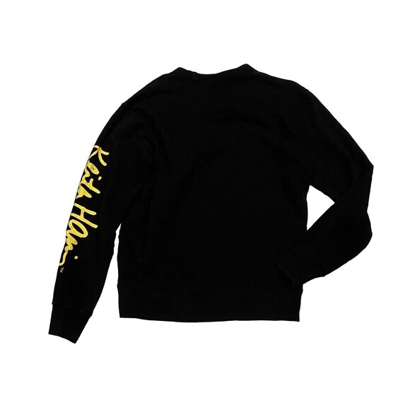 Keith Haring x Uniqlo Black Sweatshirt Big Spell out Size M - Picture 3 of 6